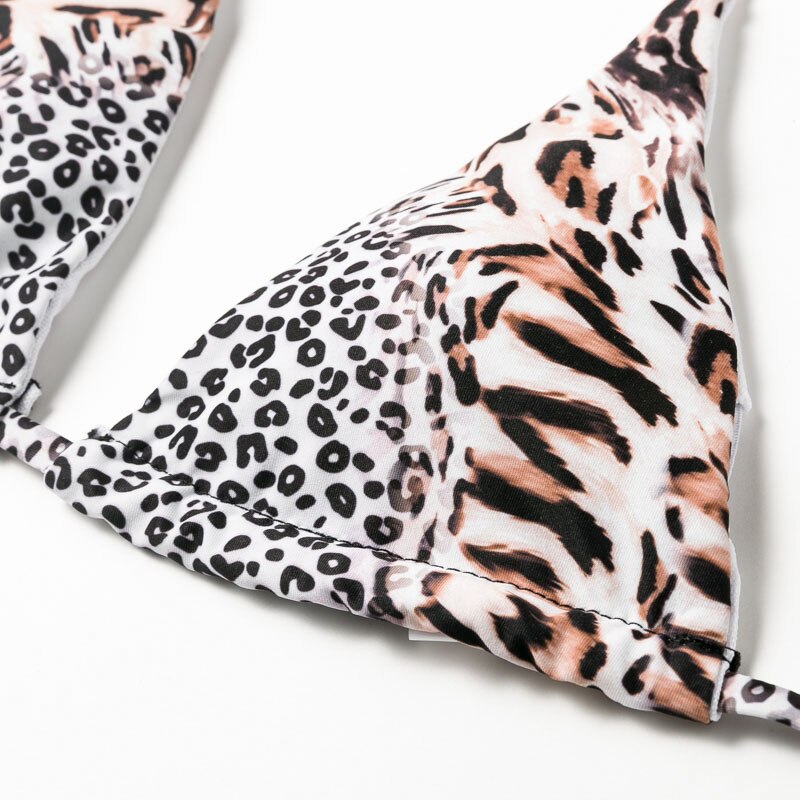 Peachtan Halter leopard bikini 2020 ladies swimwear women Sexy swimsuit Female bathing suit Summer beach wear Micro bikini set Peachtan Halter leopard bikini 2020 ladies swimwear women Sexy swimsuit Female bathing suit Summer beach wear Micro bikini set